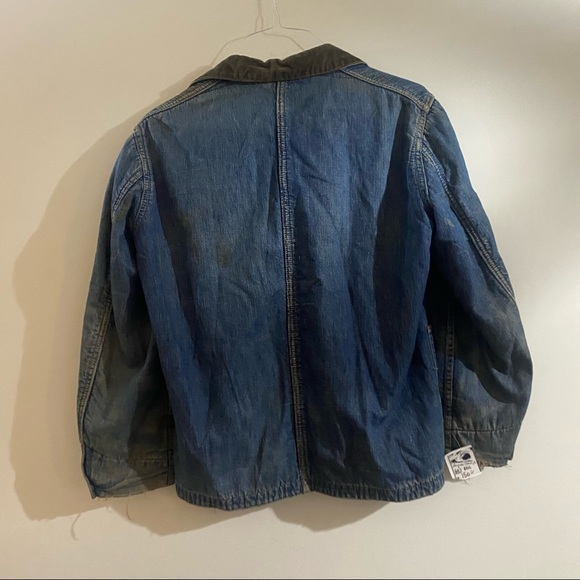 Vintage BLUE BELL 60’s Denim Fleece Jacket - Picture 4 of 9